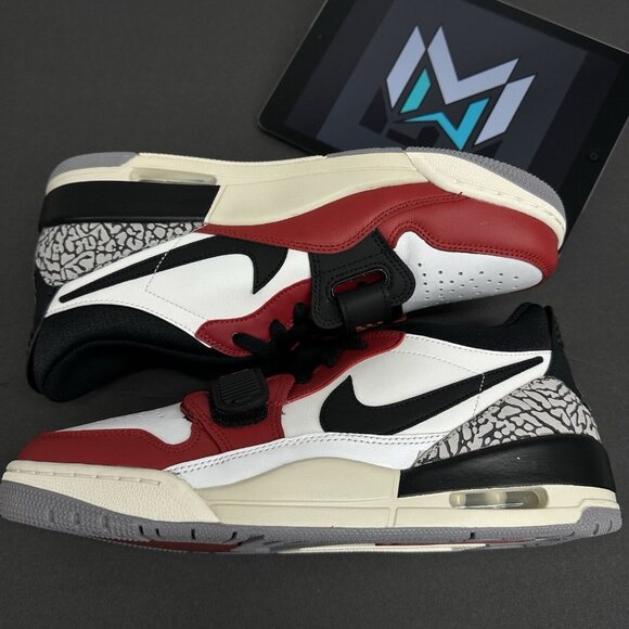 Nike Air Jordan Legacy 312 Low Men’s Sizes White Red Black Sail CD7069-106 - Picture 2 of 12